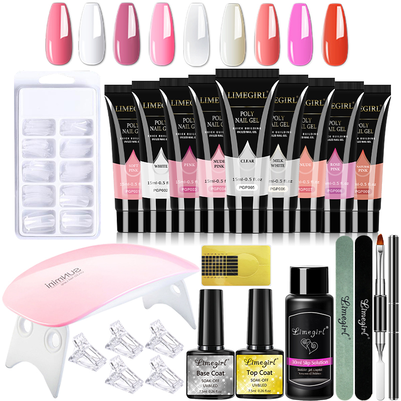 Nail Art Ombre - Kit de Gel pour ongles, 15ml,