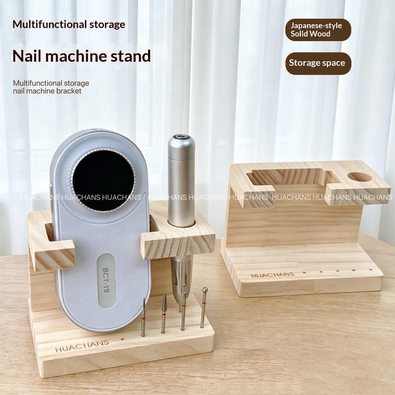 Nail Drill Machine - 1 pièce Support en bois pour