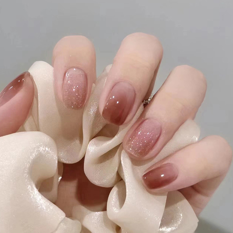 Nail Art Pink - Faux Ongles à Pression Rose Vif