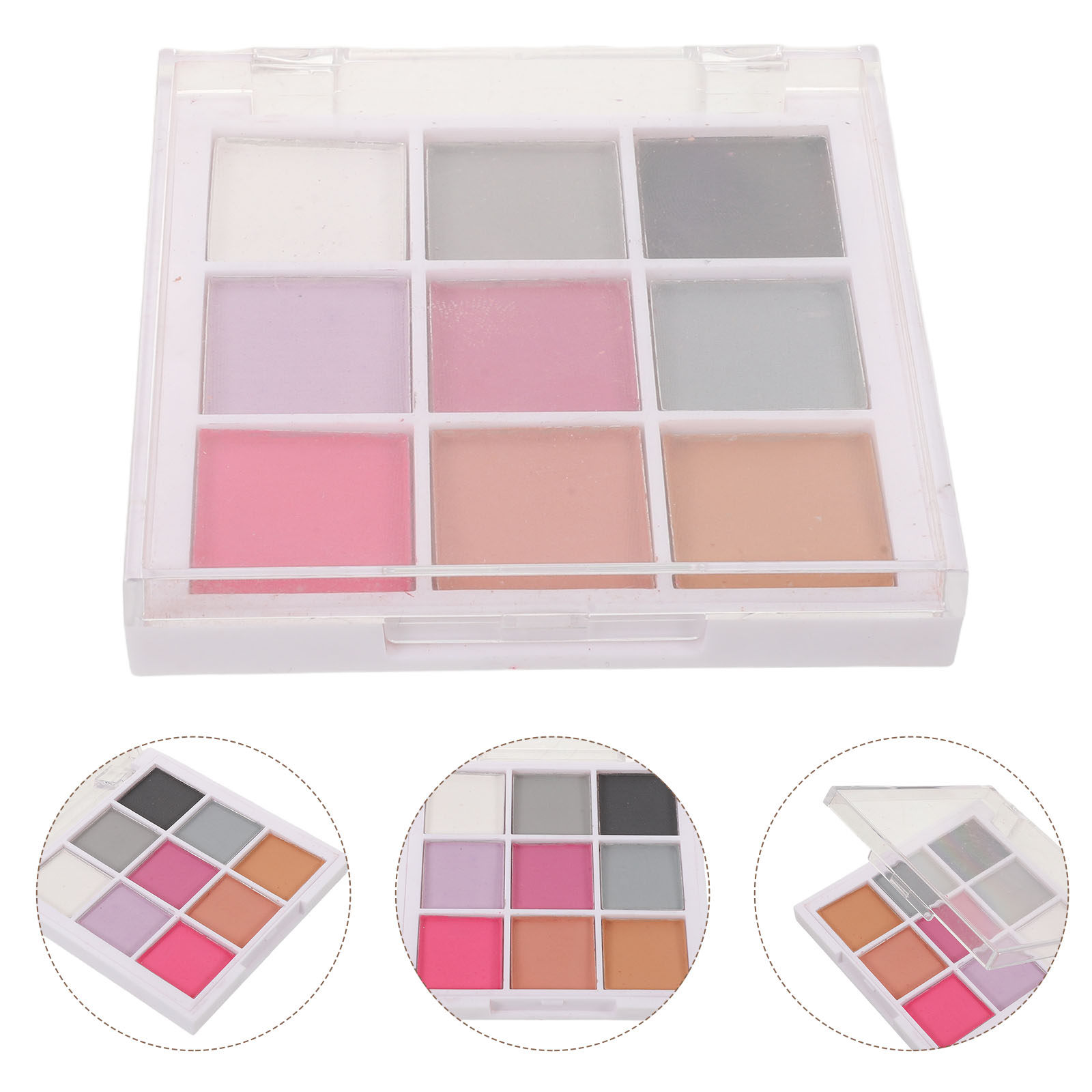 Nail Art Ombre - Palette de poudre pigmentée pour ongles,