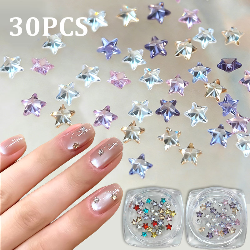30 mini-étoiles à cinq branche - Nail Art Valentines Day avis et prix