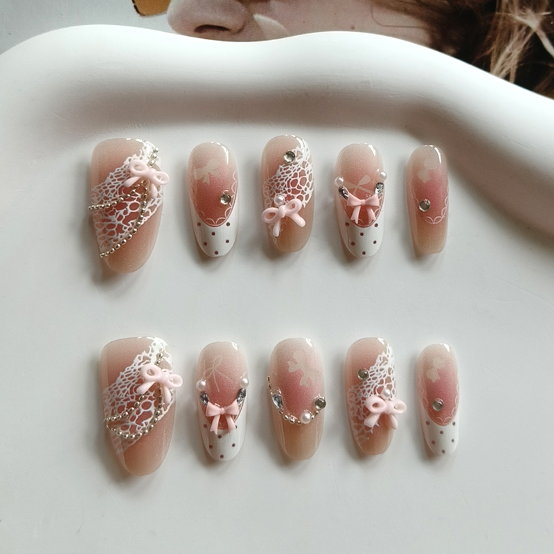 10 faux ongles à presser faits - Nail Art Press On avis et prix