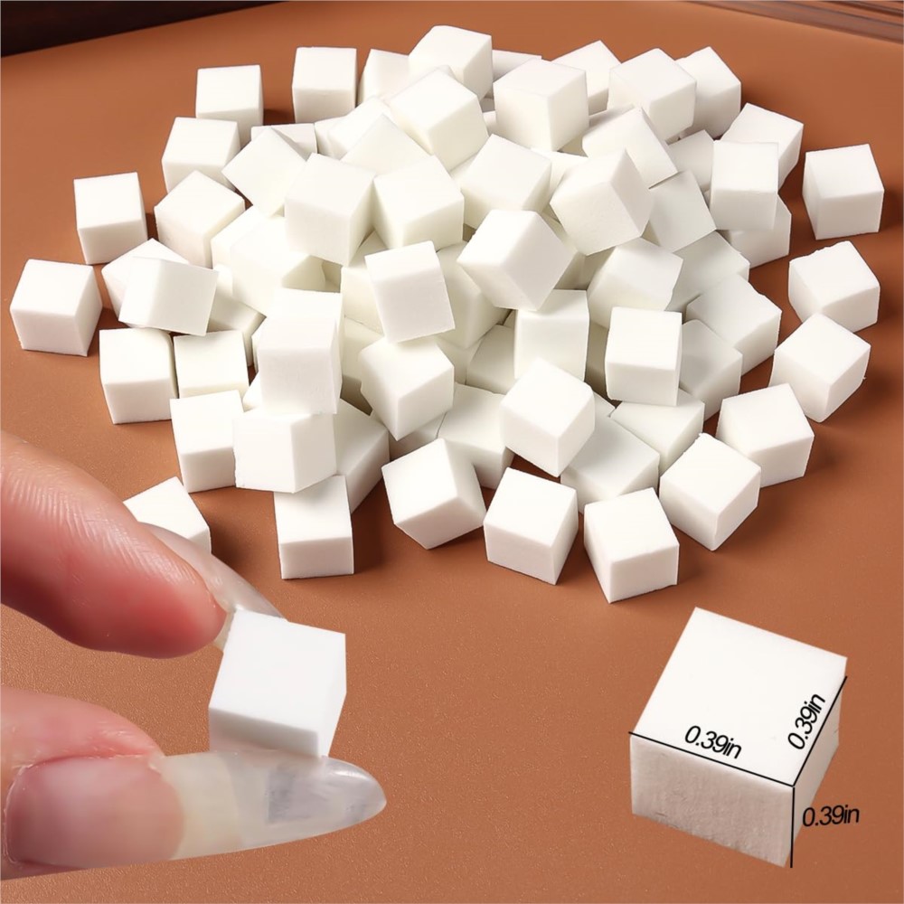 Mini éponge blanche pour ongle - Nail Art Ombre avis et prix
