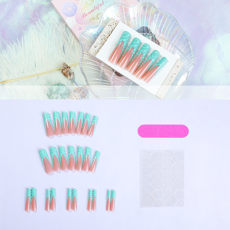 24 pièces 3D goutte d'eau faux - Nail Art Pink avis et prix