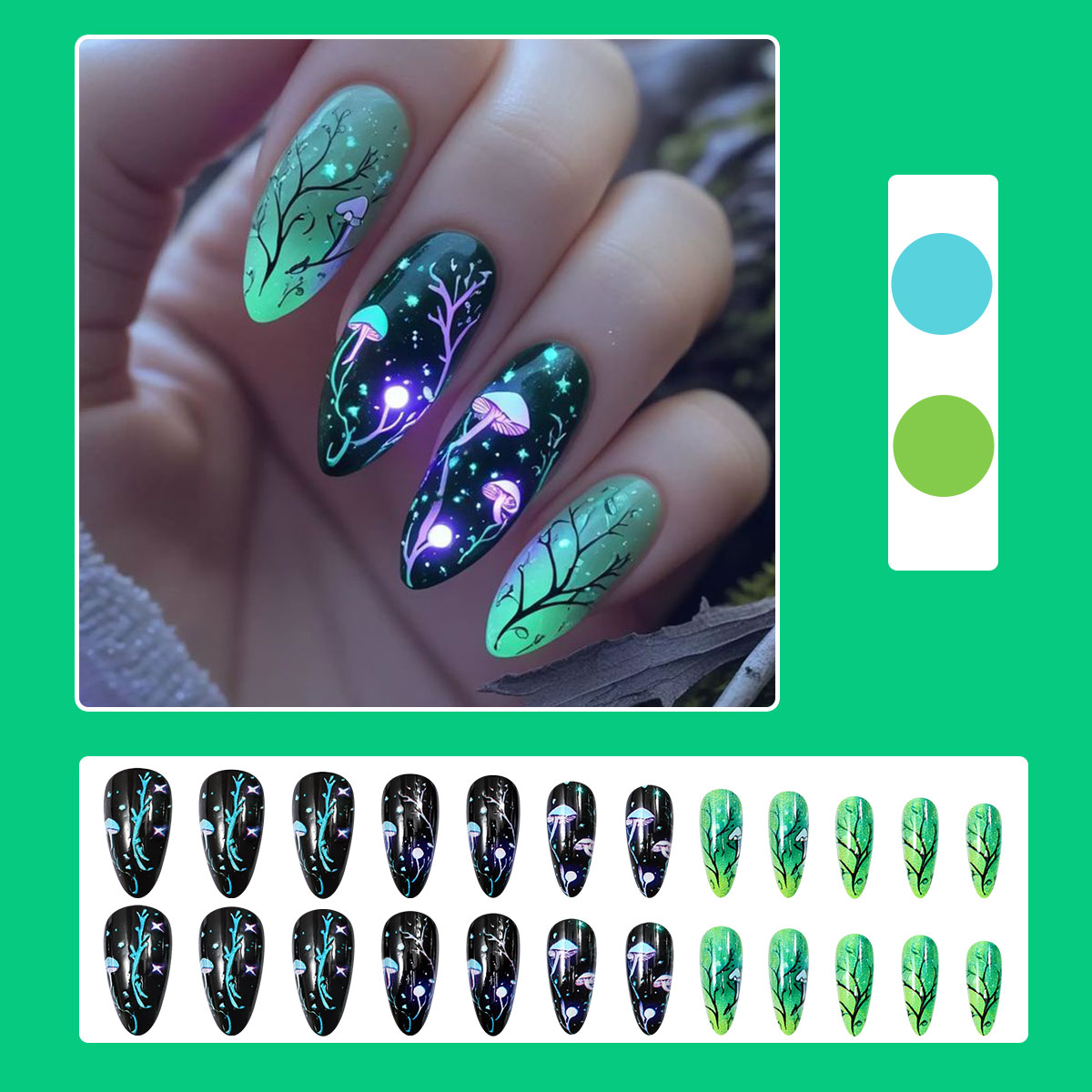 Presse à l'amande sur les ongl - Nail Art Press On avis et prix