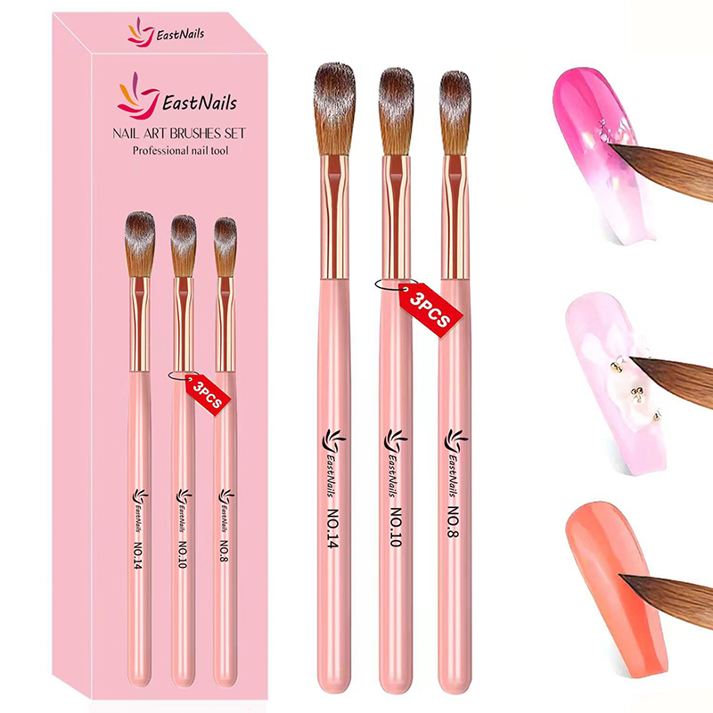 【3 pinceaux à ongles en acryli - Nail Art Ombre avis et prix