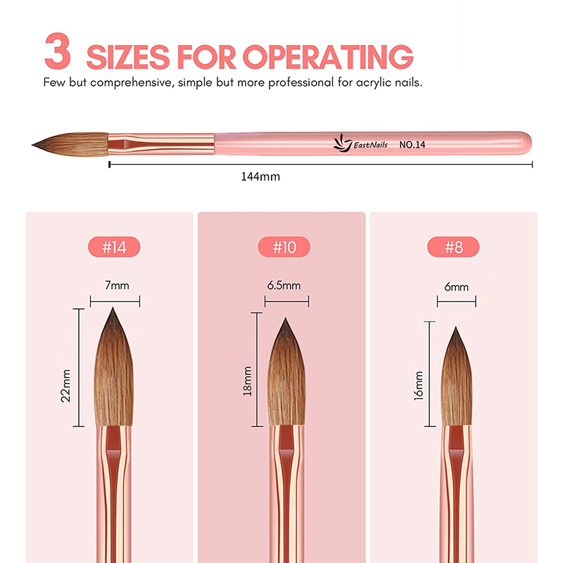 【3 pinceaux à ongles en acryli - Nail Art Ombre avis et prix