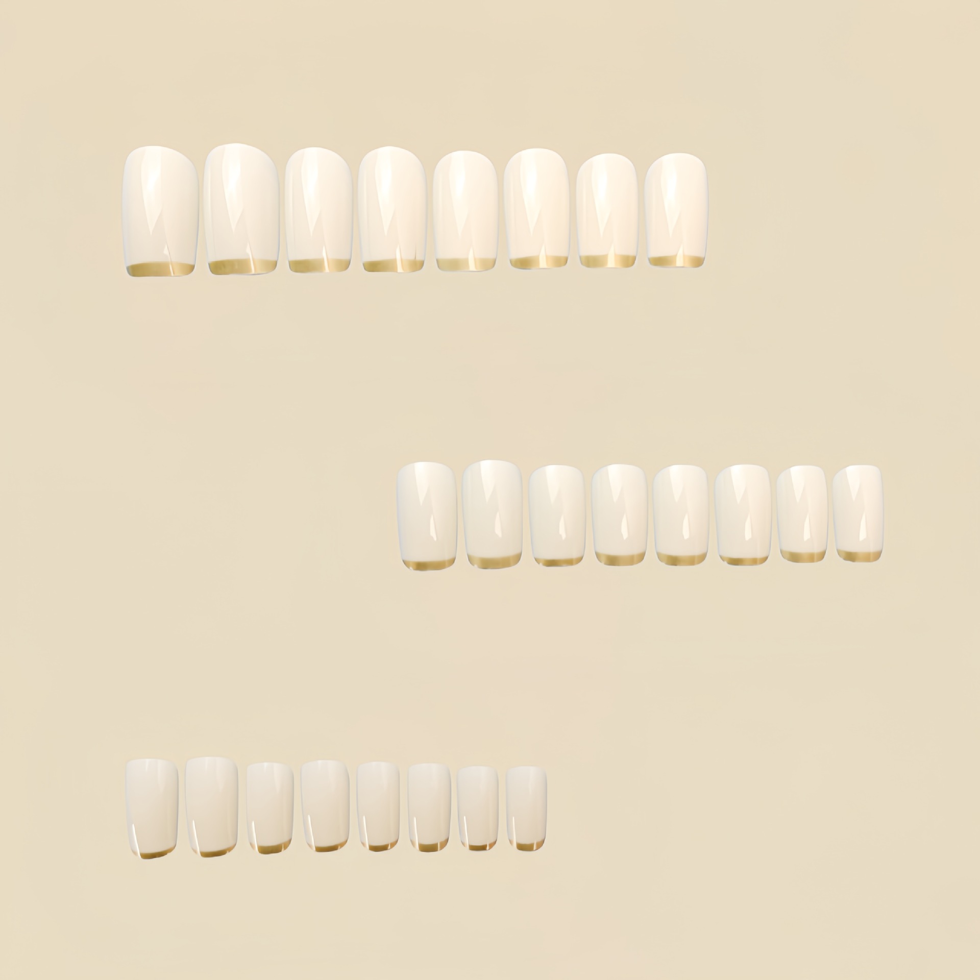 Faux ongles moyens pour femmes - Nail Art Press On avis et prix