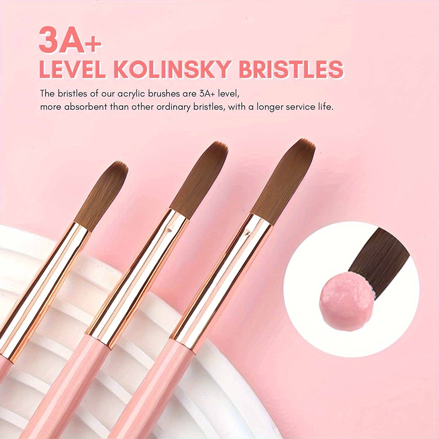 Kolinsky – ensemble de pinceau - Nail Art Ombre avis et prix