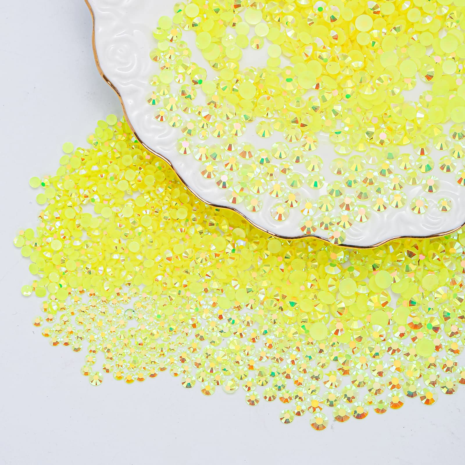 Strass en résine série jaune O - Nail Art Orange avis et prix