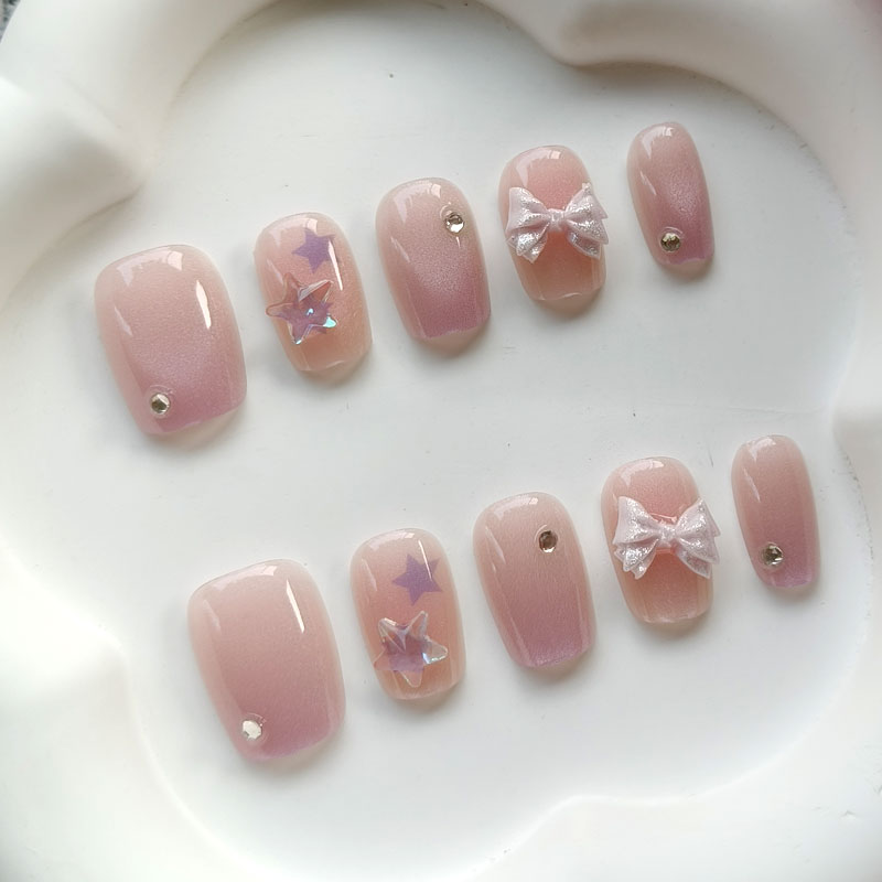 10 faux ongles réutilisables p - Nail Art Pink avis et prix