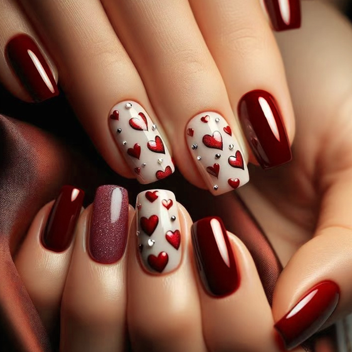 24 pièces bleu presse sur ongl - Nail Art Press On avis et prix