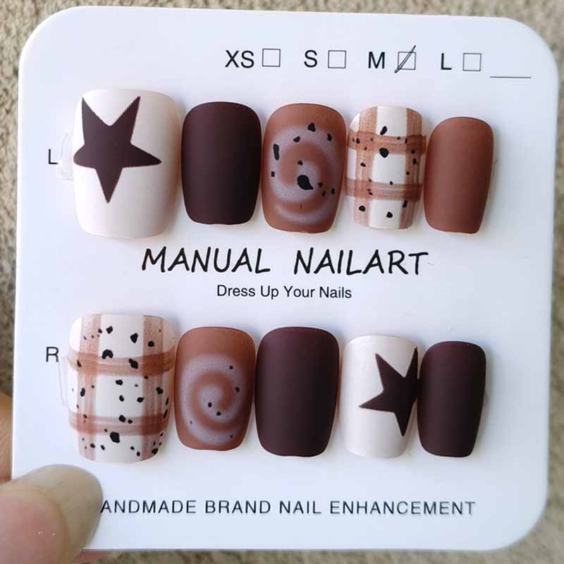10 pièces automne et hiver Nai - Nail Art Press On avis et prix