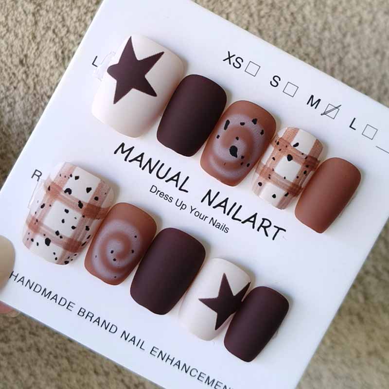 10 pièces automne et hiver Nai - Nail Art Press On avis et prix