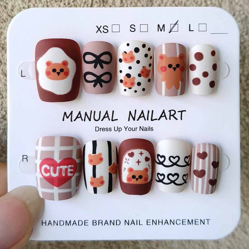 10 pièces automne et hiver Nai - Nail Art Press On avis et prix