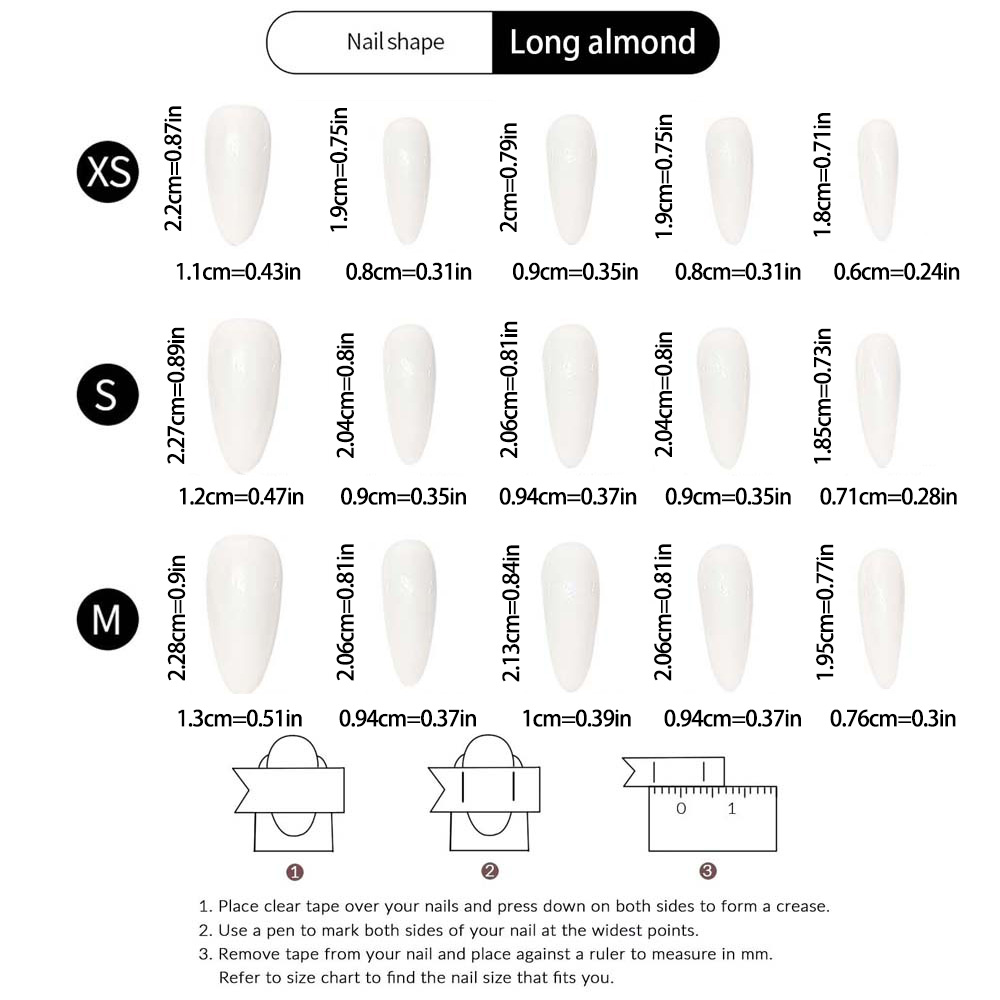 10 pièces, faux ongles à press - Nail Art Press On avis et prix