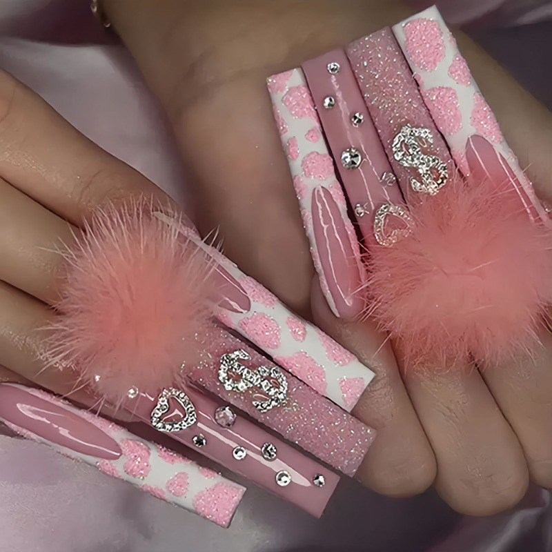 Faux-ongles à pression carrés  - Nail Art Press On avis et prix