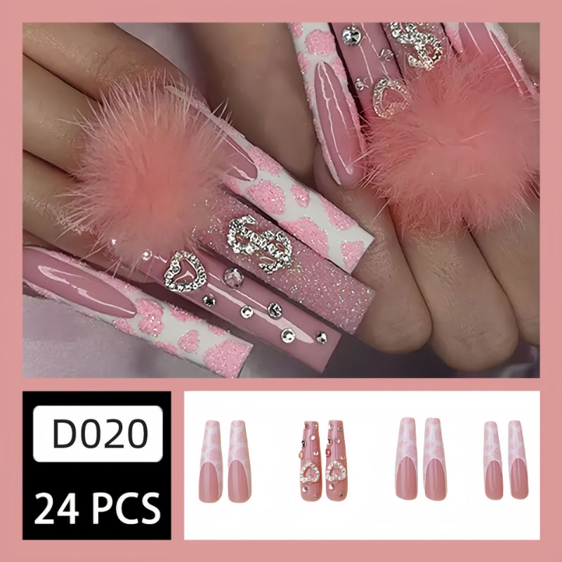 Faux-ongles à pression carrés  - Nail Art Press On avis et prix