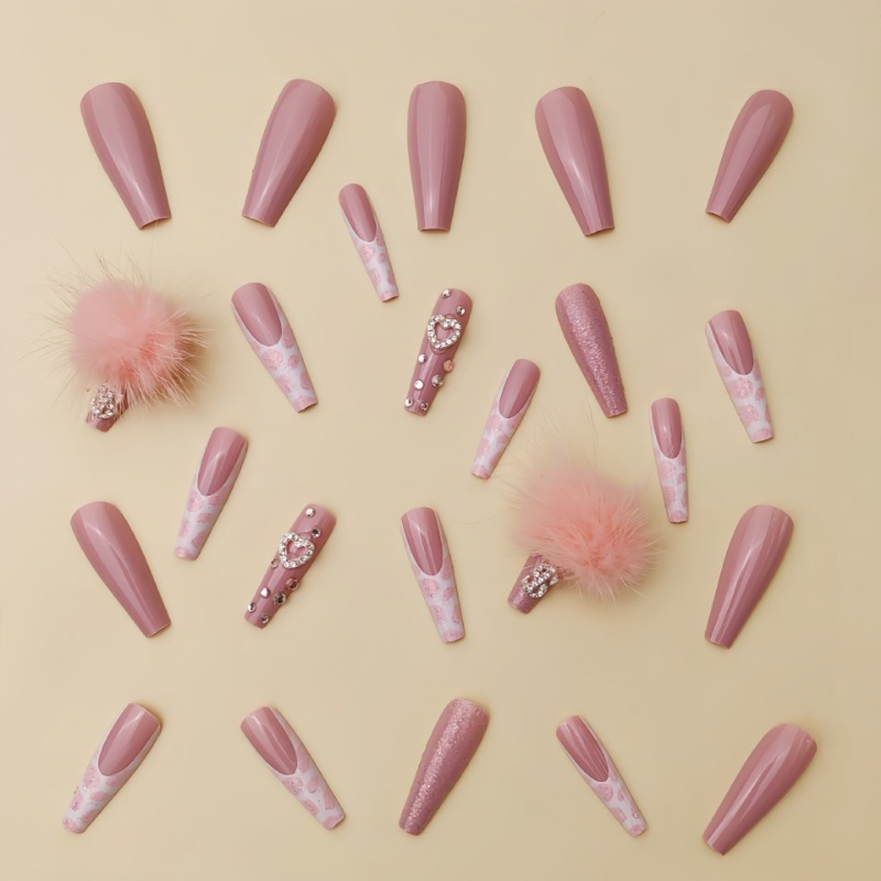 Faux-ongles à pression carrés  - Nail Art Press On avis et prix