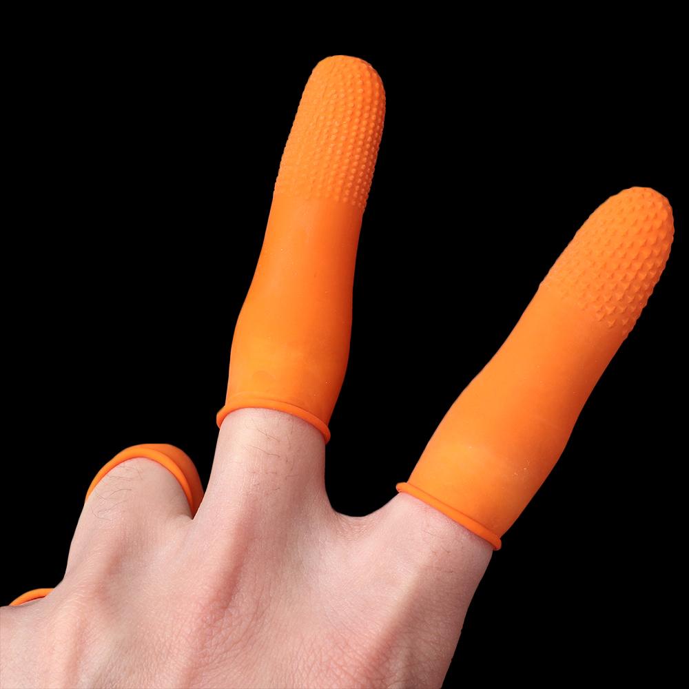 100 pièces, gants en caoutchou - Nail Art Orange avis et prix